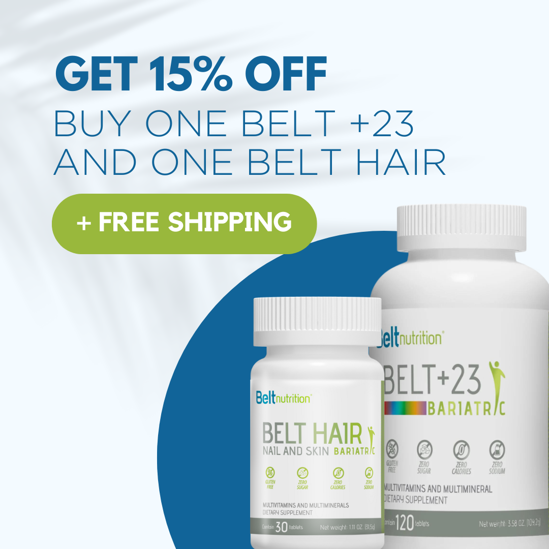 Subscribe & Save 15% - Hair Bariatric + Bariatric +23 Multivitamin Bundle