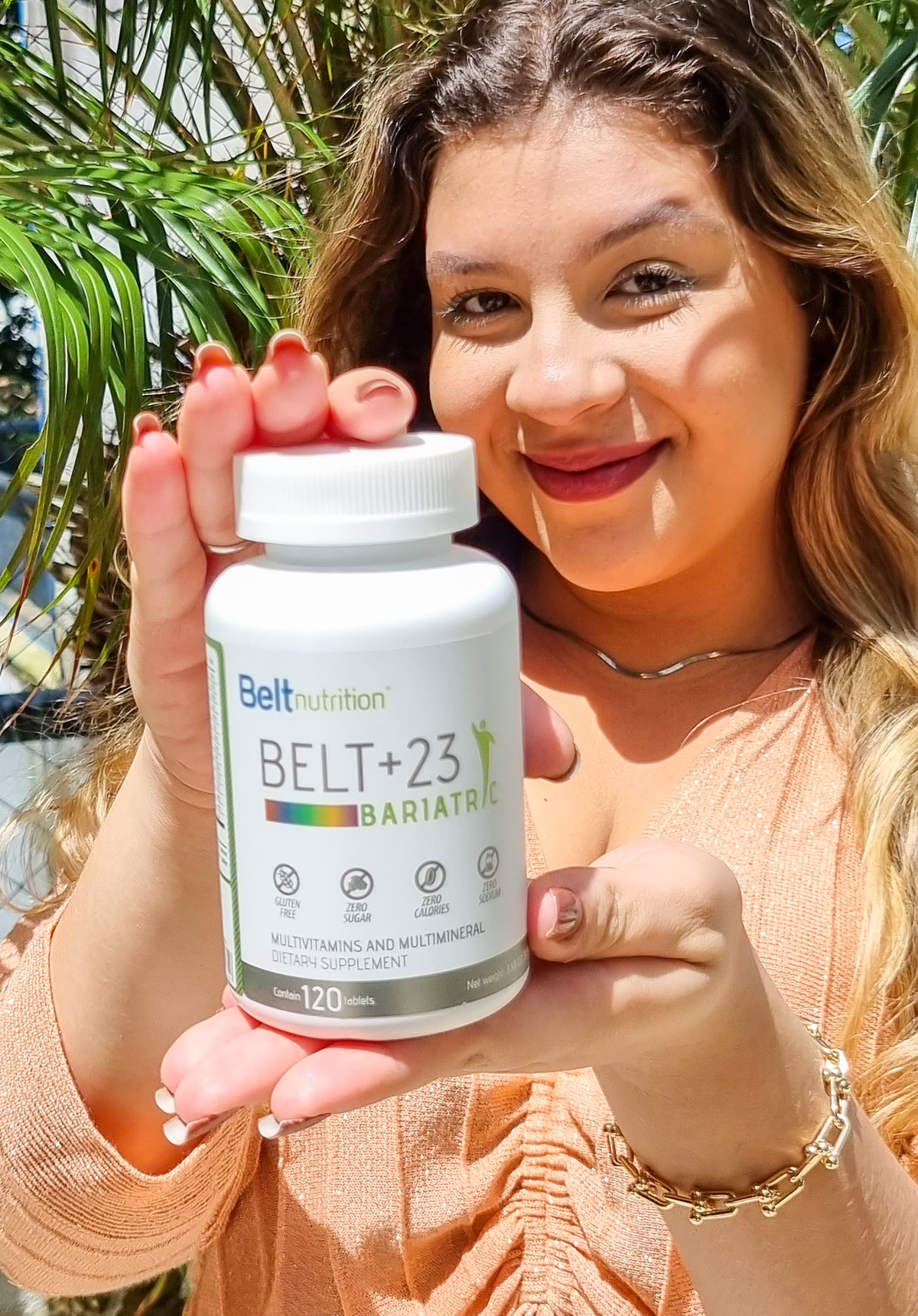 Belt +23 Bariatric Multivitamin and Multimineral Tablets (Gastric Bypass, Sleeve Gastrectomy) with Iron - No Flavor - 1 Month Supply
